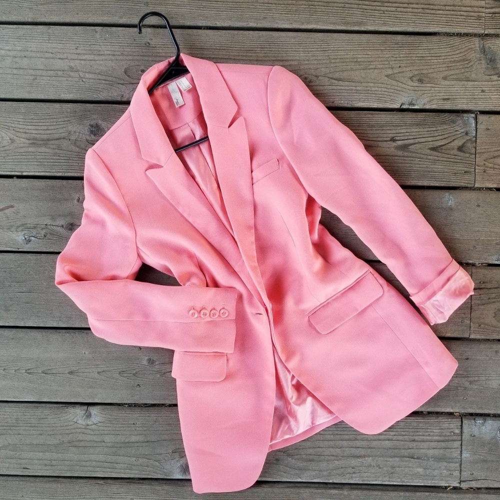 Pink blazer